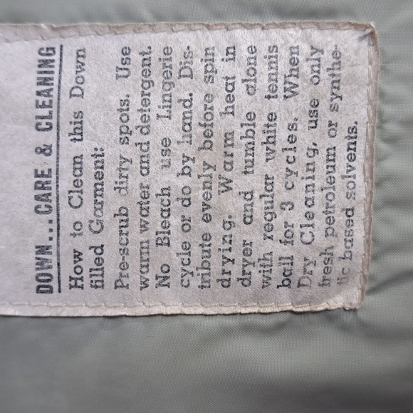 Vintage William Berry Struggle Gear full zip down lined burgundy LG coat jacket - Picture 7 of 7